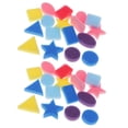 thumbnail image 1 of segolike 36pcs Multi Shapes Painting Sponge Stamp Brush Craft Drawing Children's Creative, 1 of 9