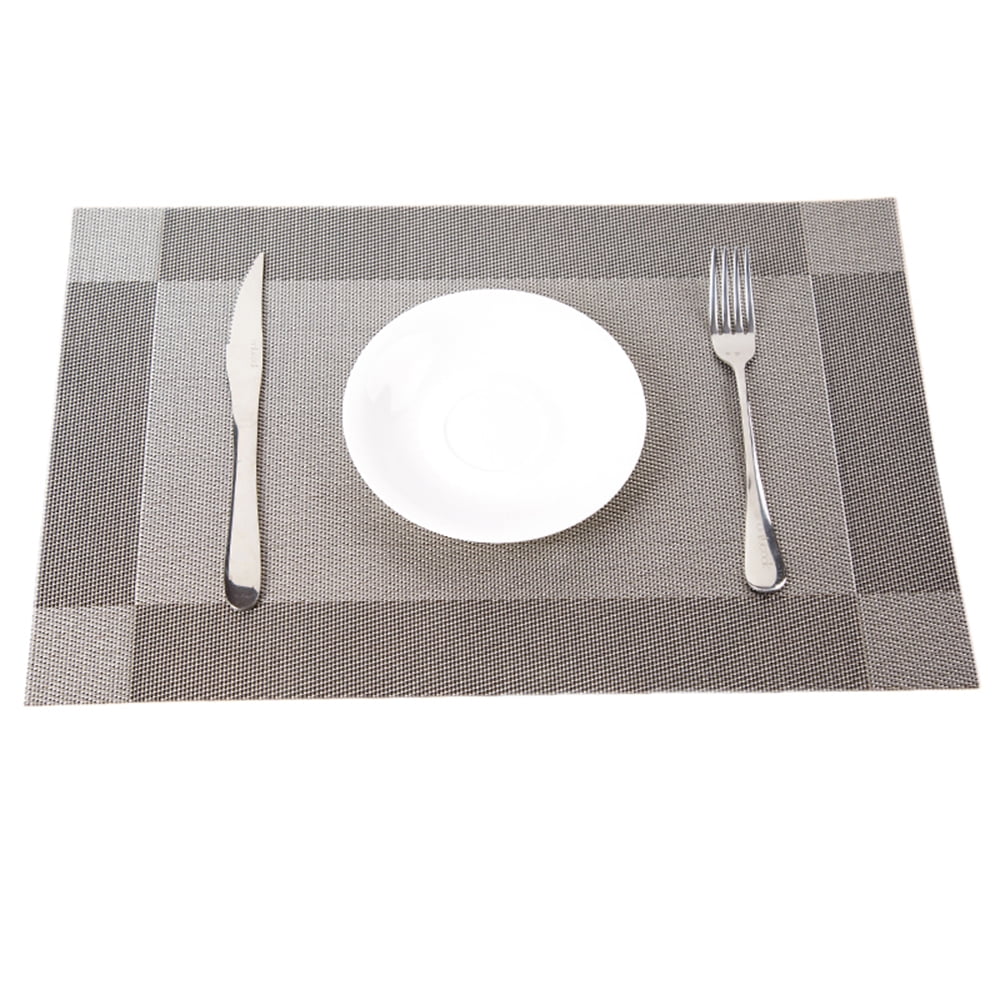 Placemats Easy to Clean Plastic Placemat Washable for Kitchen Table