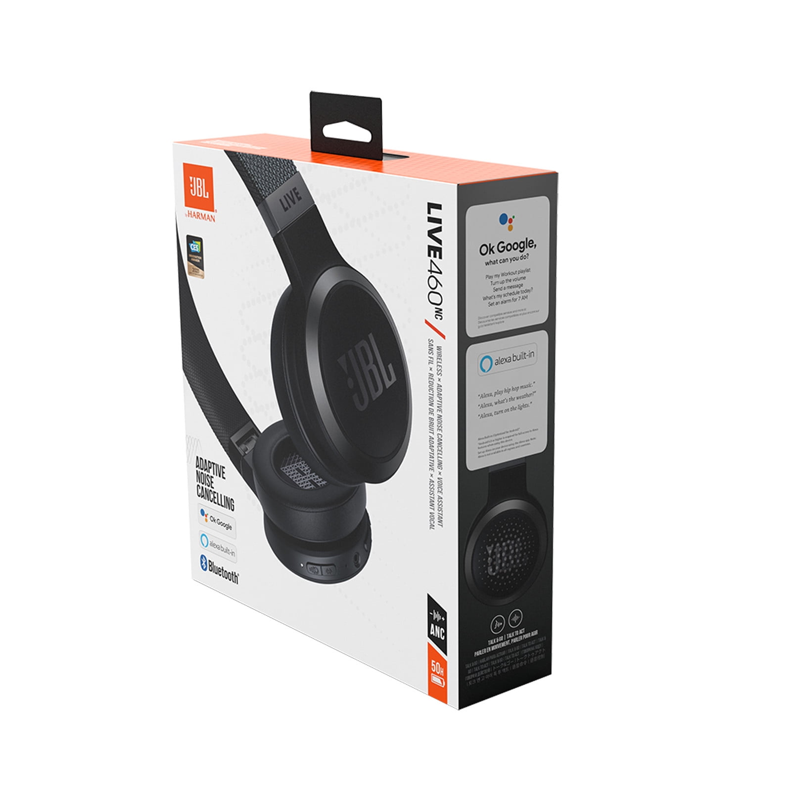 JBL Live 460NC Wireless On-Ear 2024 Noise Canceling Headphones ( Blue )- NEW!