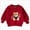 A47-Red, variant on 12-24Months Toddler Girls Crewneck Sweatshirt Bear Applique