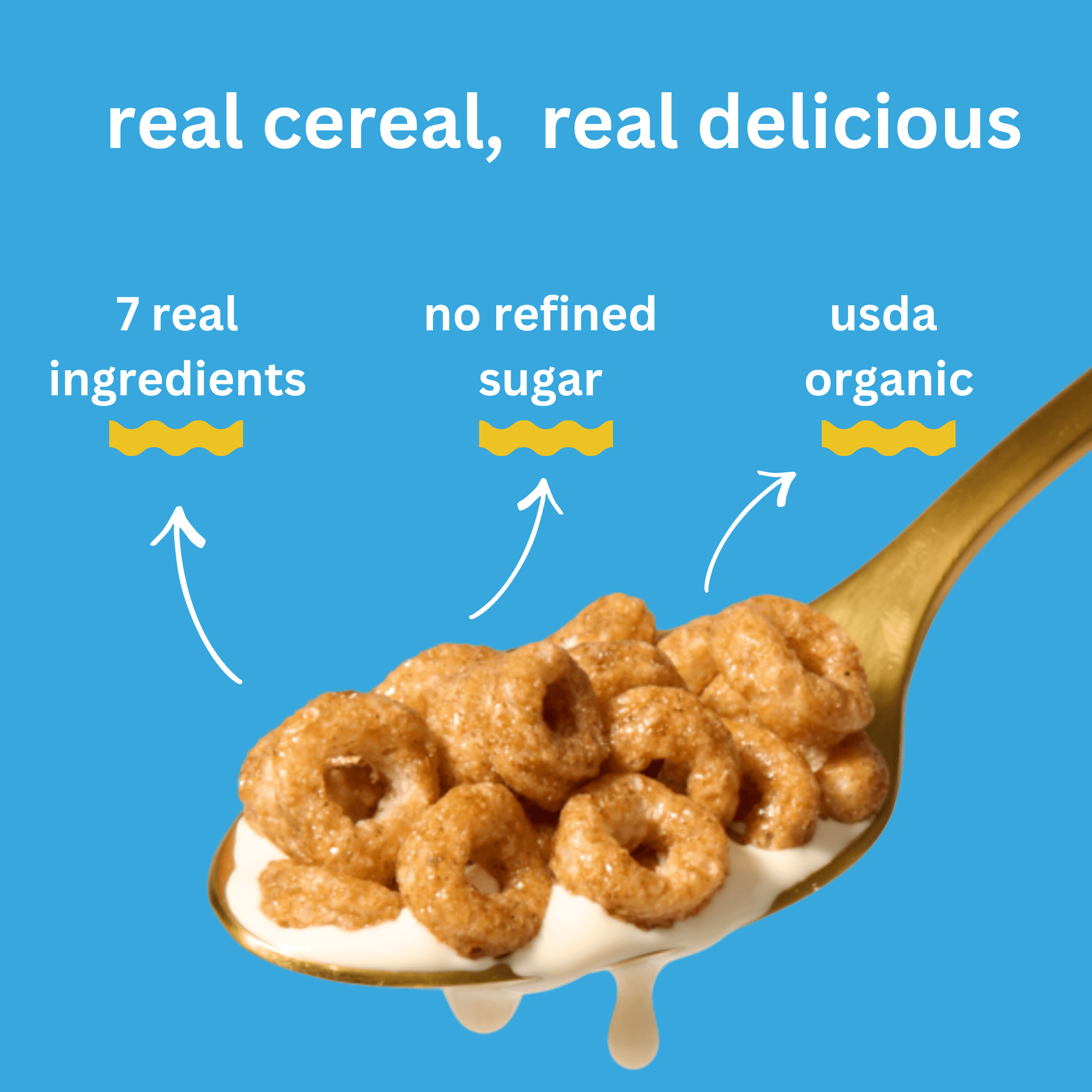 (6 pack) Lovebird Organic Grain Free Cereal - Honey