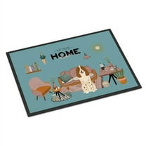 Carolines Treasures CK7876MAT 18 x 27 in. Russian Spaniel Sweet Home Indoor or Outdoor Mat