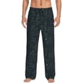 thumbnail image 1 of Kdxio Chemistry Formulas 2 Pattern Men's Pajama Pants, Elastic Waist with Drawstring and Pockets, Comfortable Loungewear-Medium, 1 of 6