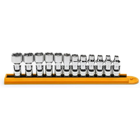 

GEARWRENCH 12 Pc. 1/4 Drive 6 Pt. Flex Socket Set Metric - 80311