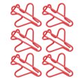 thumbnail image 1 of Airplane Shaped Paper Clips Special Shaped for 100Pcs Paper Red Multi Word Folder Cute Large Paper Small Paper Adorable Clamps, 1 of 7