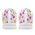 thumbnail image 6 of Psesaysky Colorful Stars Printed Running Shoes for Women for Big Girls Lightweight Breathable Walking Sneakers Anti-Slip Durable Tennis Shoes for Girl Students, 6 of 7