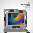 thumbnail image 3 of Soporte de pared para tablet CTA Digital de acero inoxidable antirrobo, 3 of 7
