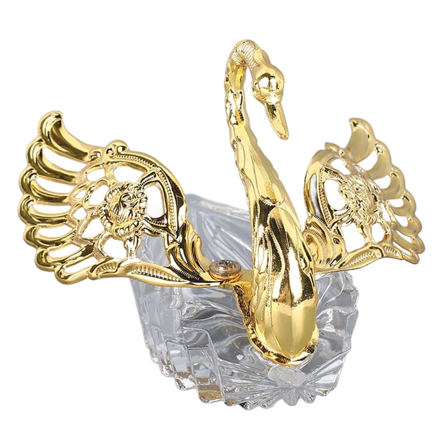 Taza De Azúcar, Estilo Moderno Europeo Que Ahorra Espacio Amplia Aplicación Delicado Recipiente De Condimento Compacto Dorado Forma De Cisne Para Cafetería Para Cocina