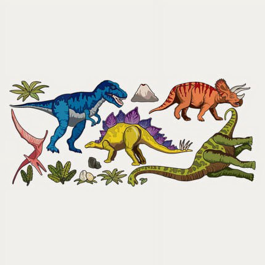 Dinosaurs Vinyl Wall Sticker - Vivid - Peel and Stick