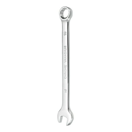 Combination Wrench 10mm Metric 12-Point Box and Open End CR-V Steel Spanner