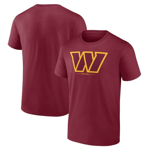 Men's Burgundy Washington Commanders Team Lockup T-Shirt