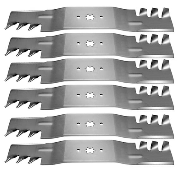 Qty 6: Commercial Mulching Blade Fits Cub Cadet Replaces 742-0677A