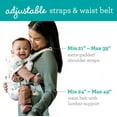 thumbnail image 5 of Infantino Flip 4-in-1 Convertible Baby Carrier, 4-Position, Unisex, 8-32lbs, Rainbow, 5 of 14