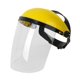 thumbnail image 3 of Equipo de protección del casco de soldadura, máscara de soldadura montada en la cabeza visible, profesional, escudo de cara para pulir otro trabajo Tapa amarilla transparente, 3 of 8