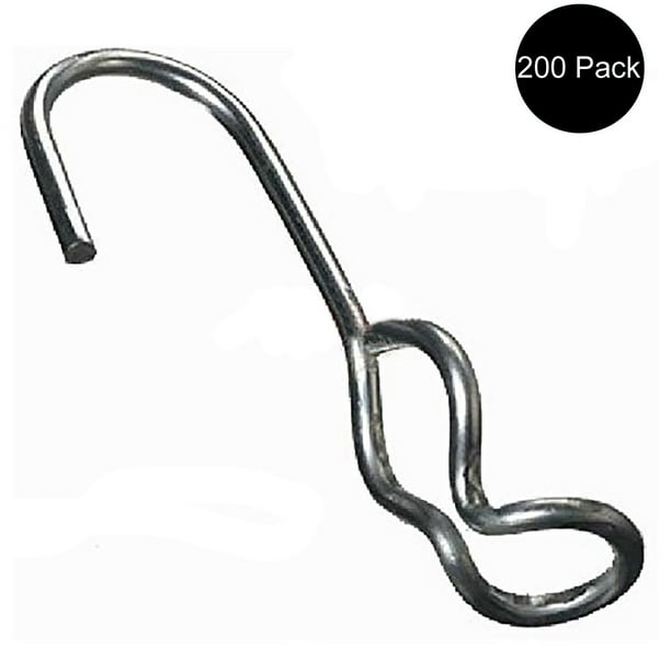 Set of 200 SJ Hook for Bungee Cord Shock Cord Rubber Rope Hooks Cover