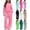 Pink, variant on YUNLIUU Girls Sweatsuit 2 Piece Hoodies and Sweatpants Sweat Set,10 Years,Black
