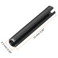 thumbnail image 2 of 2.3mm x 14mm Dowel Pin Carbon Steel Split Spring Roll Shelf Support Pin Fasten Hardware Black 30Pcs, 2 of 5