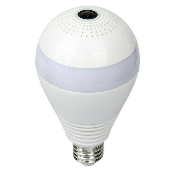 V380 Bulb Monitoring Camera 3D Stereo Visual Effects Light Bulb Camera Multi-angle View Mobile Detection