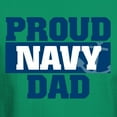 thumbnail image 3 of CafePress - US Navy Proud Navy Dad Dark T Shirt - Men's Classic Graphic Cotton T-Shirt, 3 of 4