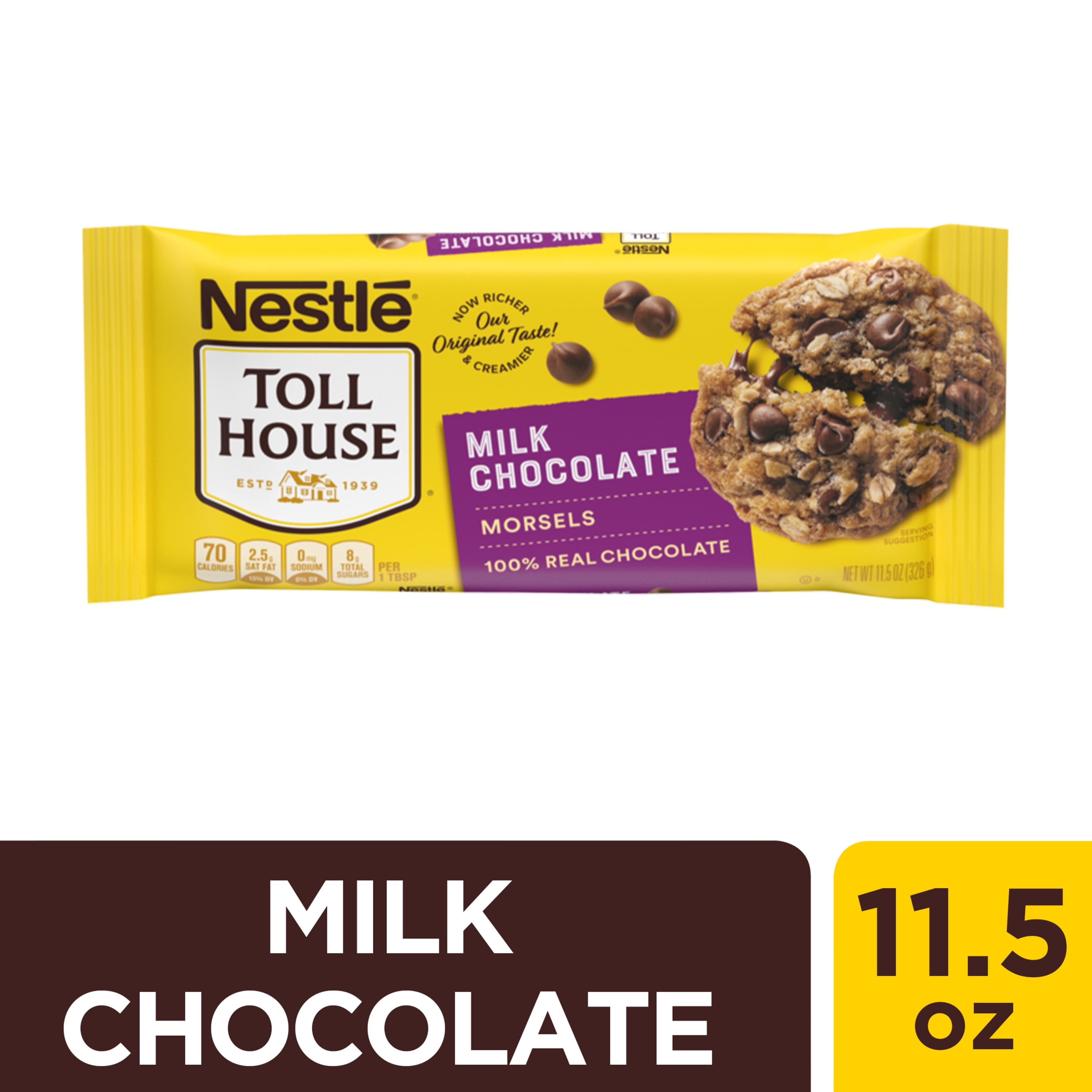 Nestle Toll House Milk Chocolate Chips 11 5 oz Walmart com Walmart com Nestle Toll House Milk Chocolate Chips 11 5 oz Walmart com Walmart com