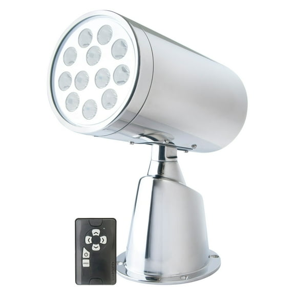 Marinco 23050A - IP67 LED Stainless Steel Spotlight with Remote
