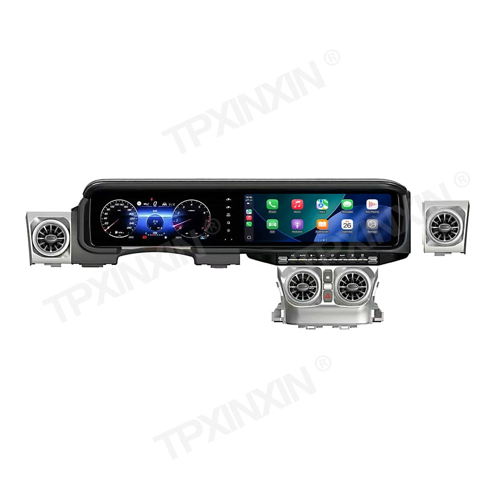 TPXINXIN 12.3 inch screen car radio+dashboard integrated For Toyota Land Cruiser LC200 2010-2017 supports Android Auto GPS navigation and multimedia stereo receiver