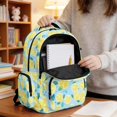 thumbnail image 5 of DISNIMO Lemon Print 17 Inch Sturdy Lightweight Kids School Backpack, Adjustable Padded Straps Bookbag for Boys Girls Daily Class Travel Outdoor Activities, 5 of 7