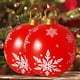 thumbnail image 5 of Bola inflable navideña de 60 cm, bola decorativa navideña para exteriores, bolas decorativas navideñas impermeables, bolas grandes para decorar árboles, 5 of 5