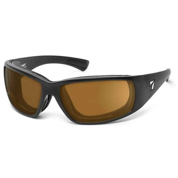 7eye 570142 Taku Sharp View Copper Sunglasses- Matte Black - Medium & Extra Large