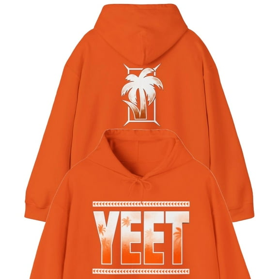 Main Event Jey Uso Orange Pullover Hoody Sweatshirt