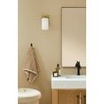 thumbnail image 3 of KICHLER Crosby 1-Light Natural Brass Bathroom Indoor Wall Sconce Light with Satin Etched Cased Opal Glass Shade, 3 of 5