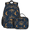 Multicolour 2, variant on Herdesigns Boho Mexican Tile Large Backpack Set with Lunch Box Lightweight Water Resistant Travel Laptop Backpacks Casual Daypacks for Women Men