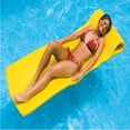thumbnail image 2 of 74" Water Sports Sofskin Yellow Floating Swimming Pool Mattress, 2 of 3