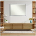 thumbnail image 5 of Amanti Art Theo Blue Narrow Beveled Wood Bathroom Wall Mirror, 5 of 10