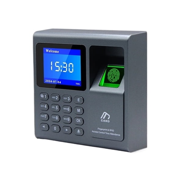 Portable Mini Attendence Machine Fingerprint Scanner RFID Access Control System Time Absence Recorder Machine for Office School