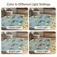 thumbnail image 7 of ODIKA 8'x10' Washable Area Rug Non-Slip Chair-Friendly Mat Pastel Pond with Ducks and Turtles Charming Wildlife Illustration Reeds for Dining Room, Large Office, Lounge, 7 of 7