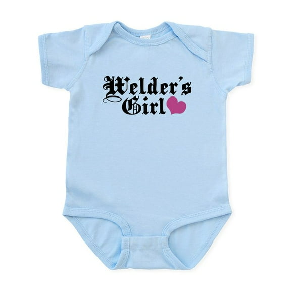 CafePress - Welder's Girl Infant Bodysuit - Baby Light Bodysuit, Size Newborn - 24 Months