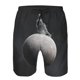 thumbnail image 3 of Balery Astronaut Sitting On Mercury Planet Traje de Baño Estilo Hawaiano para Hombre, Shorts de Secado Rápido con Bolsillos-Small, 3 of 6