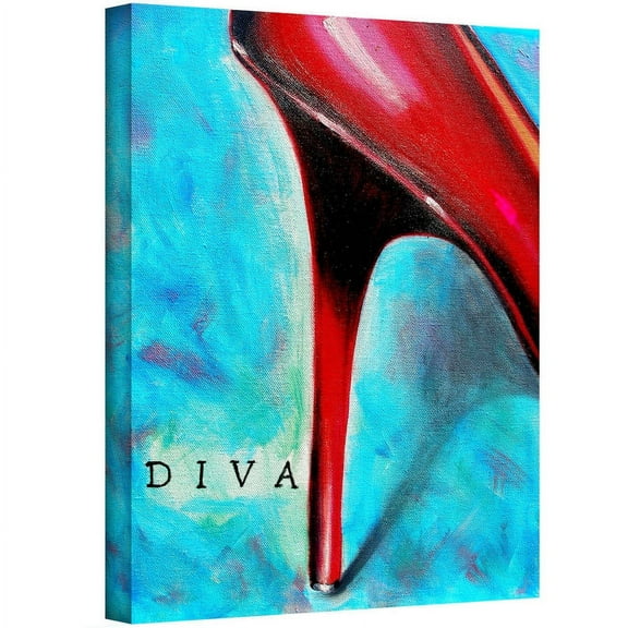 ArtWall Susi Franco "Diva" Abstract Gallery-wrapped Canvas