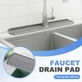 thumbnail image 5 of Faucet Drying Pad & Sink Guard Mat | Water Absorbing Cushion for Kitchen & Bathroom | 76x16.5cm Splash Protection Mat | Countertop Organizer for Soap & Toothbrush | 1-Pack, 5 of 5