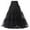 A-Black205, variant on XIAOCHA Womens Polka Dot Midi Skirt Flared High Waisted Buttoned Skirt Breathable Retro Party Skirts