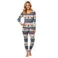 thumbnail image 3 of Family Matching Christmas Pajamas Set, Christmas Printed Long Sleeve Sleepwear, Soft Cozy Holiday PJs for for Family Members of All Ages Perfect for Christmas Photos & Holiday Celebrations, 3 of 6