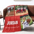 thumbnail image 4 of Love Hapiness Custom Blanket with 15 Photos Personalized Picture Blankets Customized Gifts for Girfriend for Valentiens, 60x80 inch Blankets, 4 of 5