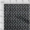 thumbnail image 2 of oneOone Cotton Poplin Black Fabric Floral Ditsy Sewing Material Print Fabric By The Yard 42 Inch Wide, 2 of 4