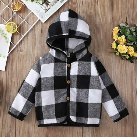 

Cathalem Boy Coat 4t Toddler Boys Girls Shirt Coat Jacket Plaid Long Sleeve Kids Tops Hooded Outwear Jackets Boys 8 Outerwear White 9-12 Months