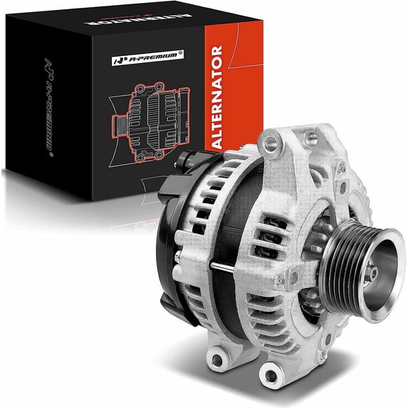 A-Premium Alternator Compatible with Honda CR-V 07-09 Civic 06-10 Accord 03-07 Element 03-09 & Acura CSX 06-08 TSX 04-08 2.0L 2.4L 12V 100Amp Clockwise 7-Groove Pulley Replace# 1042104732