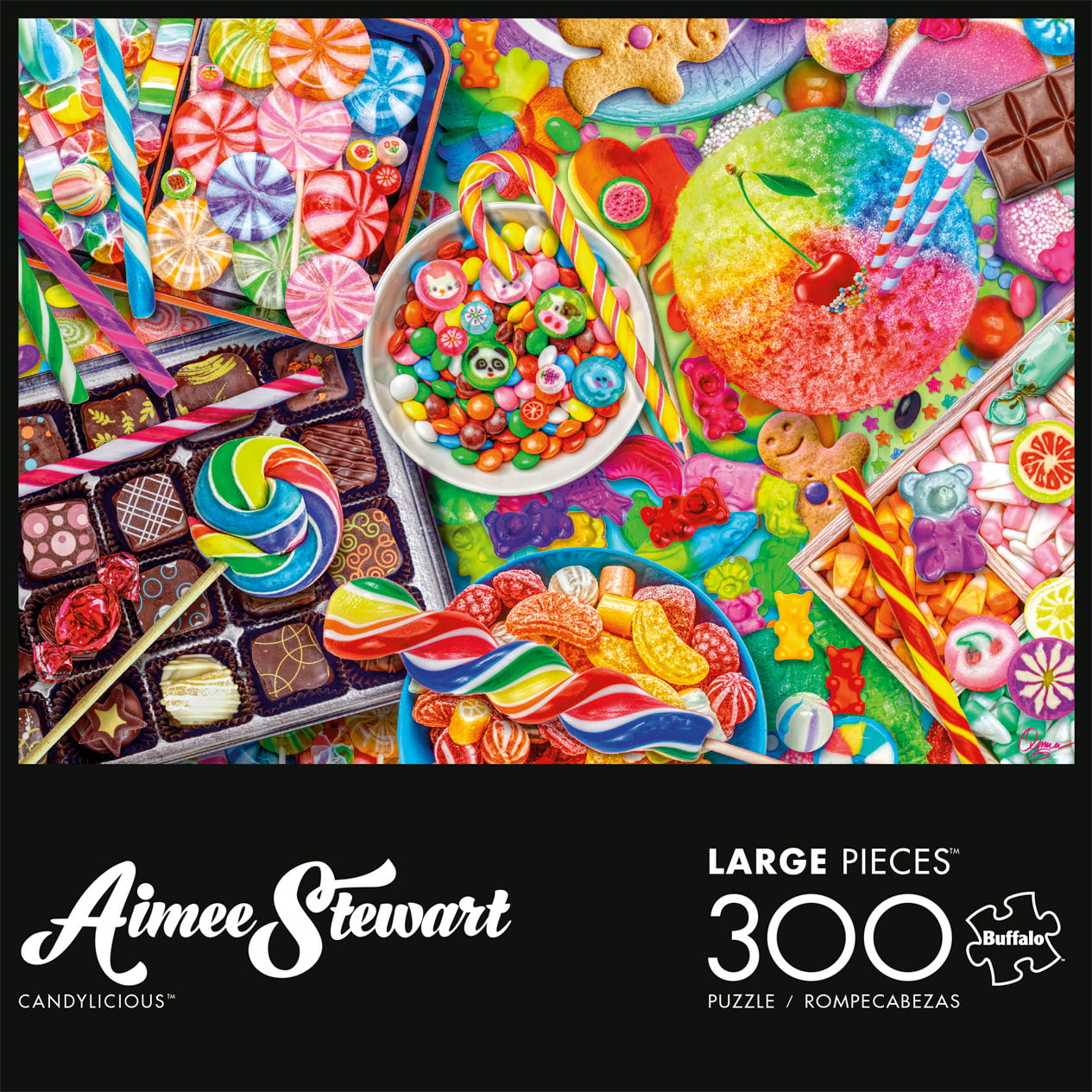 Buffalo Games - Art of Play - Delightful Donuts - 300 Piece Jigsaw 