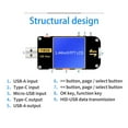 thumbnail image 3 of Fnb38 Usb Tester Current And Voltage Meter Usb Tester Qc4+ Pd3.0 2.0 Fast Charging Protocol Electrical Equipment Tools, 3 of 8