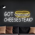 thumbnail image 3 of Handmadetneonsign Custom Got Cheese Steak Neon Sign, Cheese Steaks LED Sign, Sandwich Neon Light, 3 of 5