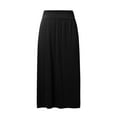 thumbnail image 5 of Kureaily Women Full Length Skirt A Line Umbrella Skirt Mid Length Skirt, 5 of 6